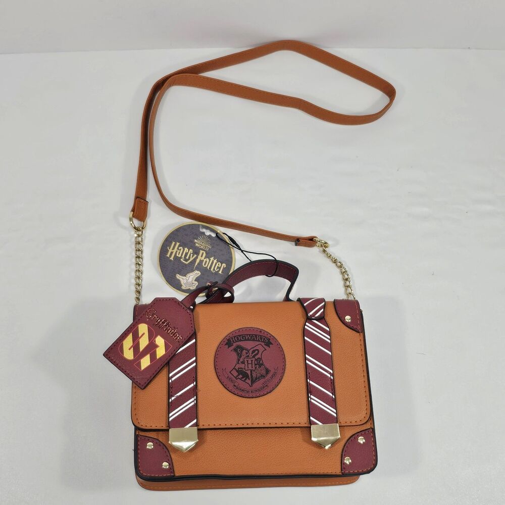 Harry Potter Gryffindor Satchel Crossbody Bag Hogwarts Crest Primark